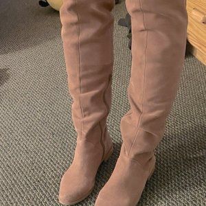 Steve Madden • Taupe • Suede • Anisha Boots • Size 8.5